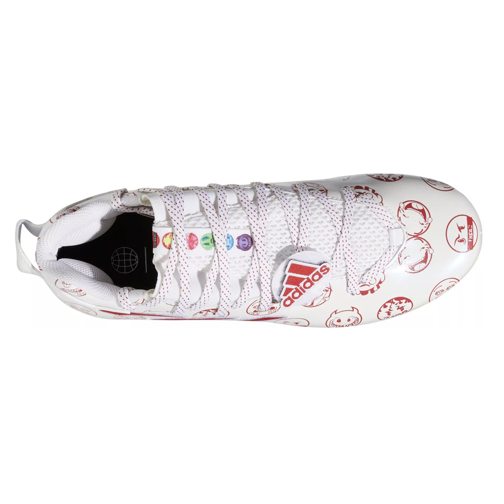 ADIDAS Freak 22 Big Mood Football Cleats | Men's 13 | Red White NEW! - Picture 4 of 7